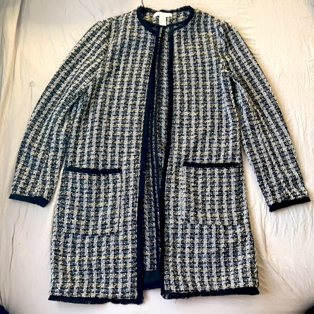 Blazer black with and ivory